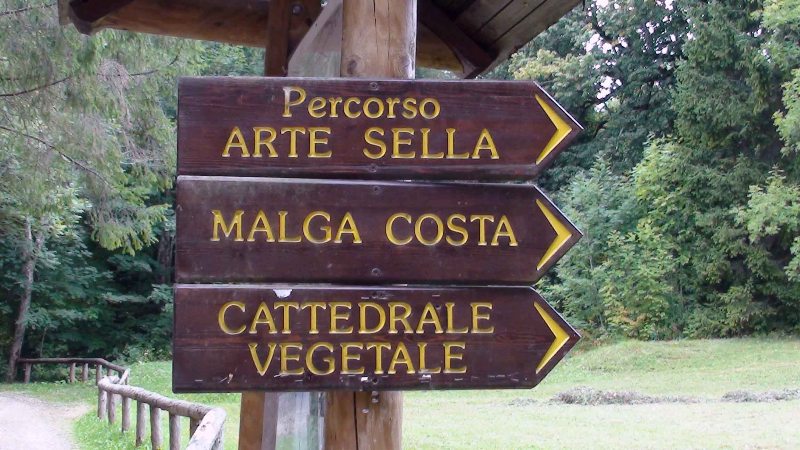 Arte Sella, itinerari artistici naturali.